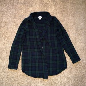LL Bean Flannel Button Up